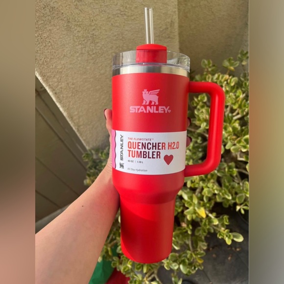 LIMITED EDITION Stanley Valentine Target Red 40oz Tumbler(STANLEY CUP ONLY) - Picture 6 of 9